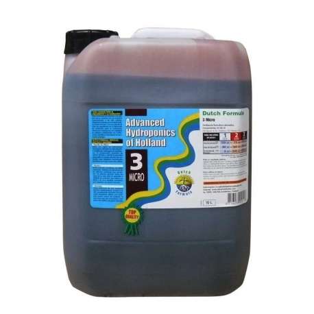 DUTCH FORMULA MICRO 10 L. * ADVANCED HYDROPONICS OF HOLLAND