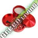PLZ. ALUMINIO CNC ROJO 62 MM * POLINIZADOR ALUMINIO MAGNETICO