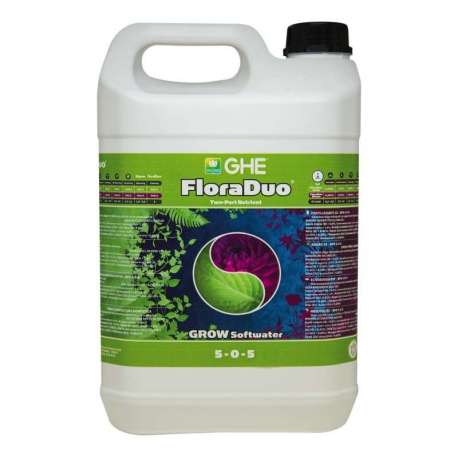 FLORADUO GROW AGUA BLANDA 5L * GENERAL HIDROPONICS