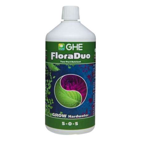 FLORADUO GROW AGUA DURA 1 L * GENERAL HIDROPONICS
