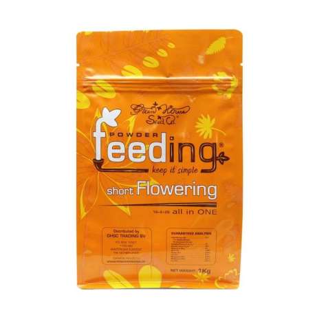 GREEN HOUSE POWDER FEEDING SHORT FLOWERING 1 KG * GREEN HOUSE FERTILIZANTES