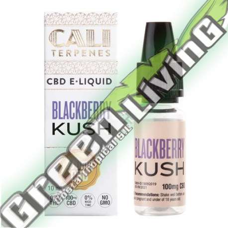 CALI TERPENES E-LIQUID BLACKBERRY KUSH 100 MG CBD (10 ML)