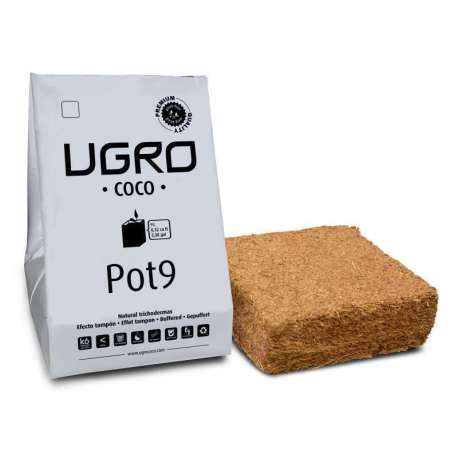 UGRO POT 9L 18x18x6.5cm * SUSTRATOS COCO KOKOFINA UGRO