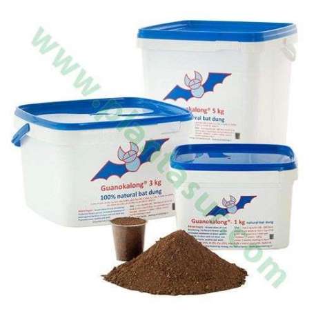 GUANO DE MURCIELAGO EN POLVO 500GR * FERTILIZANTES GUANOKALONG