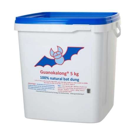 GUANO DE MURCIELAGO EN POLVO 5 KG * FERTILIZANTES GUANOKALONG