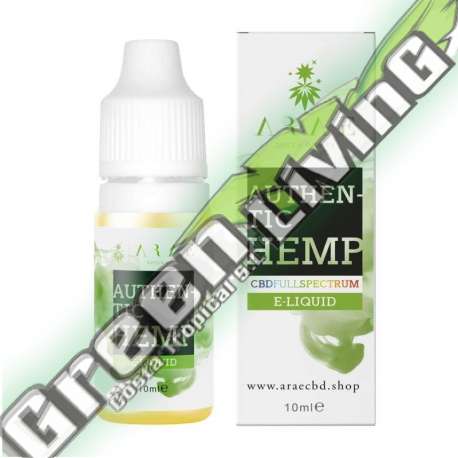 AUTHENTIC HEMP E-LIQUID 600MG CBD ARAE