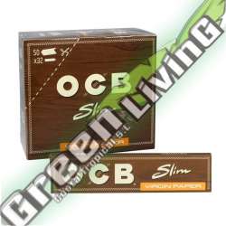 PAPEL DE FUMAR OCB SLIM VIRGIN PAPER (50 LIBRILLOS) PAPEL DE FUMAR OCB