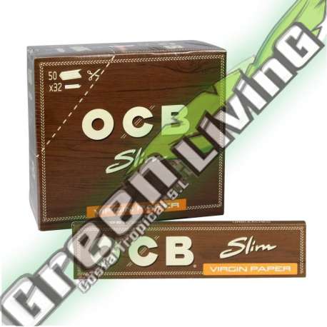 PAPEL DE FUMAR OCB SLIM VIRGIN PAPER (50 LIBRILLOS) PAPEL DE FUMAR OCB