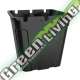 MACETA NEGRA CUADRADA 10 LTR PARA ENTUBAR ECO (50 UNIDADES) MACETAS Y BANDEJAS