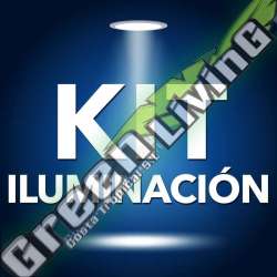 KIT 250 W ELT + REFLECTOR ALUMINO BRILLO STUCO 48 + BOMBILLA PURE LIGHT 250 W GROW-BLOOM MAX