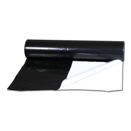 PLASTICO REFLECTANTE NEGRO-BLANCO 2X100 METROS 125 MICRAS * PLASTICO REFLECTANTE