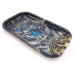 BANDEJA METALICA DE LIAR 27X16 CM - TIGRE * BANDEJAS FUMADOR