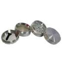 POLINIZADOR CNC DELUXE 50MM PLATEADO * POLINIZADORES ALUMINIO