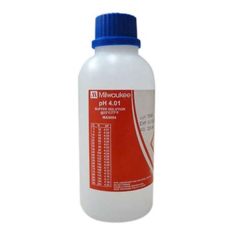 LIQUIDO CALIBRADOR PH 4.01 (230ML) MILWAUKEE * MILWAUKEE