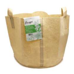 FLEXAPOT MACETA TEXTIL BEIGE 75,7 LITROS (20 GAL) * MACETAS Y BANDEJAS